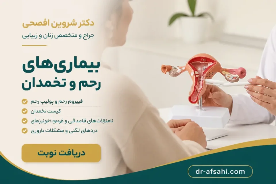مشاوره پزشکی درباره بیماریهای رحم و تخمدان